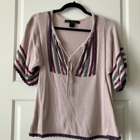 Marc Jacobs Purple Knit Top - Picture 3 of 4